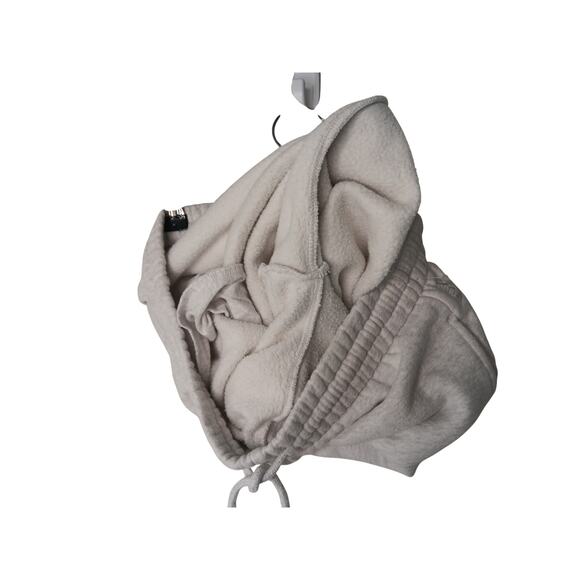 TNA Cozy Fleece Sweat Shorts XS Gray Elastic Waist Lounge Casual Athleisure - Picture 8 of 12